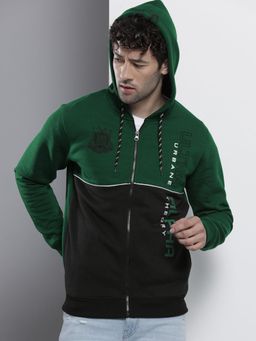 The Indian Garage Co - Men Regular Fit Colorblock Hoodies