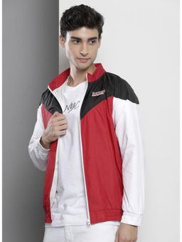 The Indian Garage Co - Men Regular Fit Printed High Neck Full Sleeves Windcheater