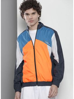 The Indian Garage Co - Men Regular Fit Printed High Neck Full Sleeves Windcheater