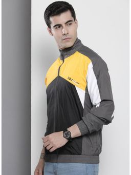 The Indian Garage Co - Men Regular Fit Printed High Neck Full Sleeves Windcheater