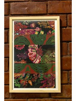 Freedom Tree - Kachnar Dve Midnight Mauve Mystery Wall Art With Acrylic Frame