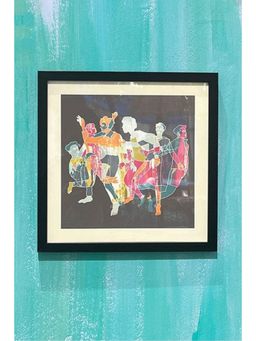 Freedom Tree - Free Falling Charcoal Graphic Wall Art With Acrylic Frame