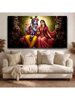 Artsense - Radha Krishna Romantic Wall Art (Pack of 5)