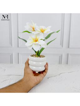 NFI Essentials - Artificial Lilly With Ceramic Pot
