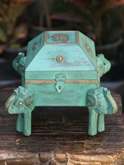 Revive Home - Mewar Box With Elephant Legs