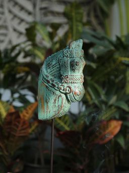 Revive Home - Wooden Distressed Horse On Stand