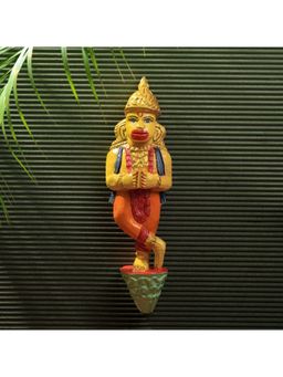 Revive Home - Wooden Painted Hanuman