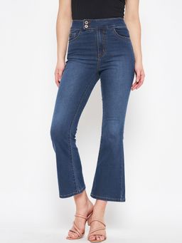 CAMLA - Barcelona High Rise Dark Blue Bootcut Jeans