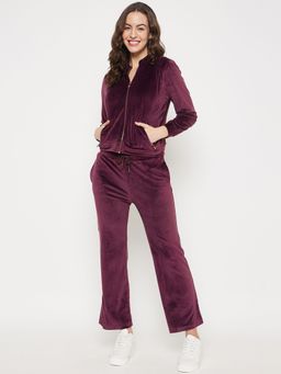 CAMLA - Barcelona High Neck Jacket Wine (Set of 2)