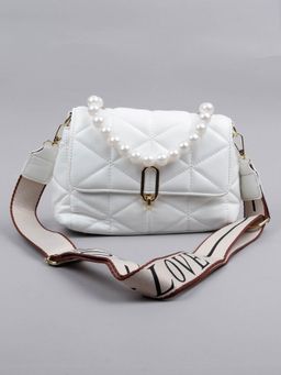 Odette - Statement White Hand Bag