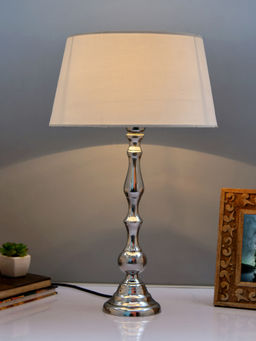 Homesake - Teardrop Lamp With White Drum Shade