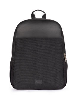 Zouk - Jet Black Men Laptop Backpack Black
