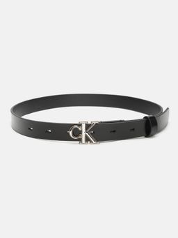 Calvin Klein - Solid Black Leather Classic Belt
