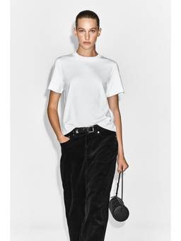 COS - Women White CLEAN CUT T-SHIRT