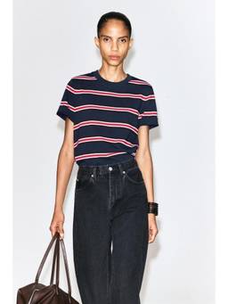 COS - Women Blue CLEAN CUT T-SHIRT