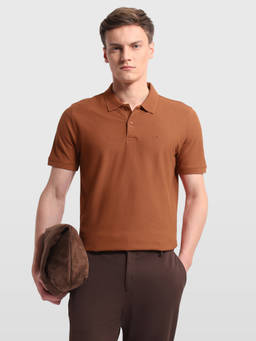 Arrow Sports - Men Solid Regular Fit Polo T-Shirt
