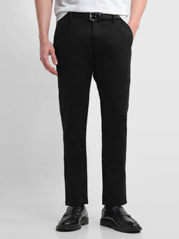 Arrow Sports - Men Bronson Slim Fit Dobby Trousers