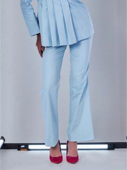 Prot Official - Sky Blue High Waisted Bootcut Trouser