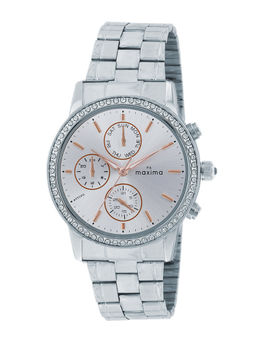 PA Maxima - 58450CMLI Silver Dial Analog Watch for Women