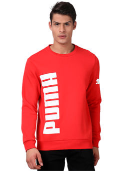 Puma - Men's Big Logo Crew FL Sweatshirt
