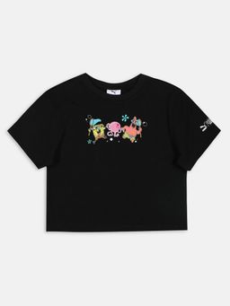 Puma - X Spongebob Girls Black T-shirts