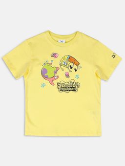Puma - X Spongebob Unisex Yellow T-shirts