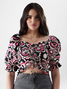 The Souled Store - Official Powerpuff Girls Flower Power Women Cropped Tops
