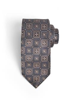 CAZZANO - Men Checked Grey Tie