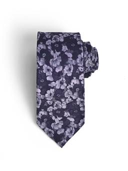 CAZZANO - Men Floral Purple Tie Tie
