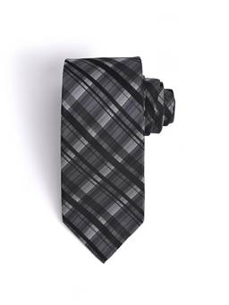 CAZZANO - Men Black Checked Tie