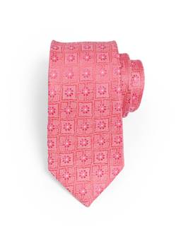 CAZZANO - Men Pink Polka Dot Skinny Tie