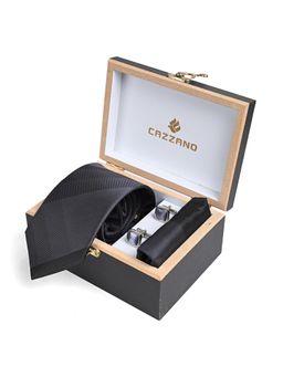 CAZZANO - Men Accessory Tie With Pocket Square & Cufflinks