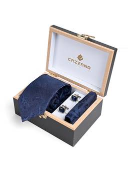 CAZZANO - Men Accessory Tie With Pocket Square & Cufflinks