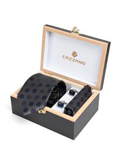 CAZZANO - Men Accessory Tie With Pocket Square & Cufflinks