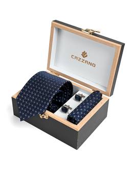 CAZZANO - Men Accessory Tie With Pocket Square & Cufflinks