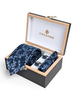 CAZZANO - Men Accessory Tie With Pocket Square & Cufflinks