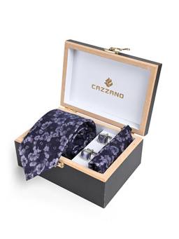 CAZZANO - Men Accessory Tie With Pocket Square & Cufflinks