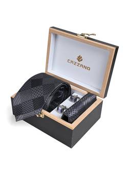 CAZZANO - Men Accessory Tie With Pocket Square & Cufflinks