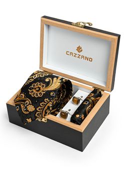 CAZZANO - Men Accessory Tie With Pocket Square & Cufflinks