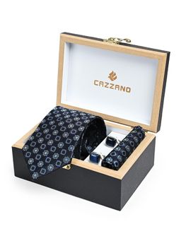 CAZZANO - Men Accessory Tie With Pocket Square & Cufflinks