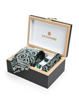 CAZZANO - Men Accessory Tie With Pocket Square & Cufflinks