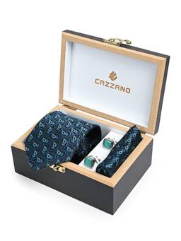 CAZZANO - Men Accessory Tie With Pocket Square & Cufflinks