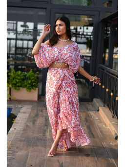 Bee Boldd - Sea Shell Miriam Top & Skirt (Set of 2)