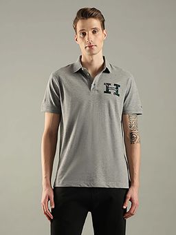Tommy Hilfiger - Typographic Regular Fit Cotton Polo T-Shirt