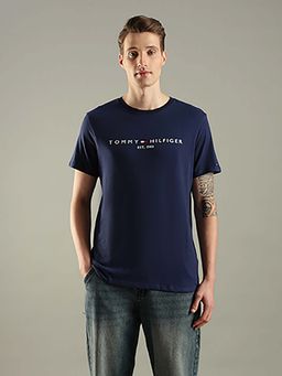 Tommy Hilfiger - Typographic Regular Fit Cotton T-Shirt