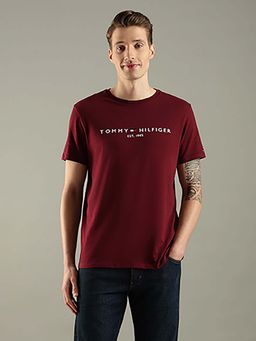 Tommy Hilfiger - Typographic Regular Fit Cotton T-Shirt
