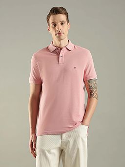 Tommy Hilfiger - Solid Regular Fit Cotton Polo T-Shirt