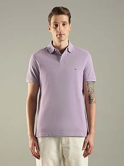 Tommy Hilfiger - Solid Regular Fit Cotton Polo T-Shirt