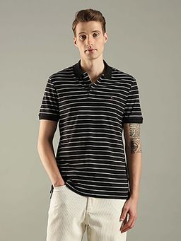 Tommy Hilfiger - Striped Regular Fit Cotton Polo T-Shirt