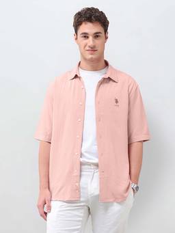 U.S. Polo Assn. Denim Co. - Crinkle Textured Weave Regular Fit Shirt